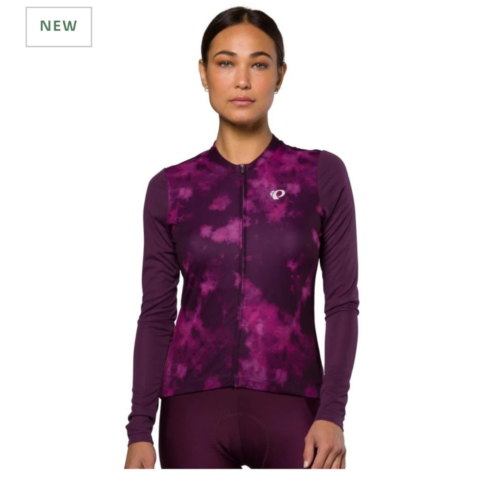 Pearl Izumi Women's Attack Long Sleeve Jersey Dark Violet Spectral Medium